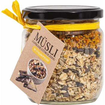 Müsli s čokoládou a včelím pylem