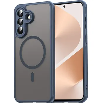 Pouzdro na mobilní telefon Techsuit HaloFrost II MagSafe pro Samsung Galaxy A57 5G - tmavě modrá