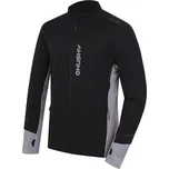 Pánská černá mikina se zipem Tame, vel. M - Stretch Comfort Plus