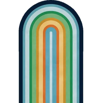 Plakát Plakát, Obraz - Colorful curved lines 3, Vitor Costa