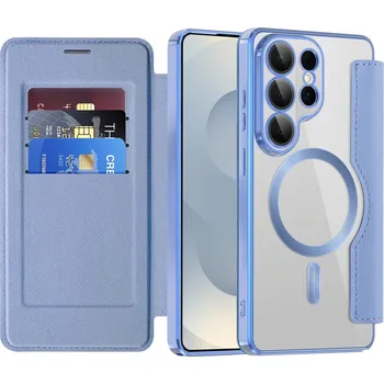 Pouzdro na mobilní telefon Techsuit - SmartMag book case - Samsung Galaxy S26 Ultra - světle modrá