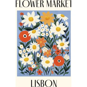 Plakát Plakát, Obraz - Flower Market Lisbon Portugal, Dirkie Nell