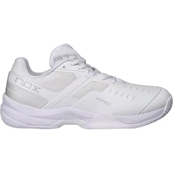 Pánské tenisky Pánské padelové boty NOX AT10 Pro White/Grey Shoes EUR 41