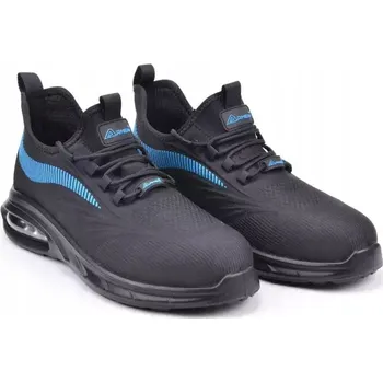 Pracovní obuv Pracovní polobotky sportovní lehké pánské boty s ocelovou špičkou S1 velikost 45