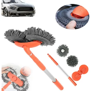 Mycí kartáč na vozidlo Kartáč Mop na Čištění a Mytí Auta s Teleskopickou Rukojetí