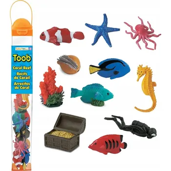Figurka Safari Ltd 699104 Zvířátka z korálového útesu, 11 ks v tubě