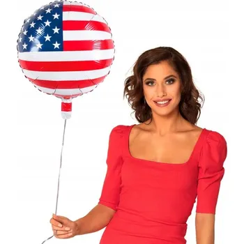 Balónek Fóliový balónek USA 45 cm - Amerika
