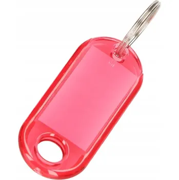 KLÍČENKY Přívěsek NA KLÍČE identifikační štítky ke klíčům pevné 50 ks