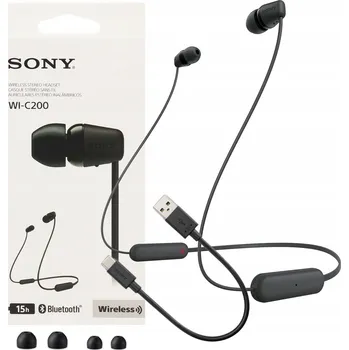 Sluchátka Bezdrátová sluchátka Bluetooth 5.0 Sony WI-C200