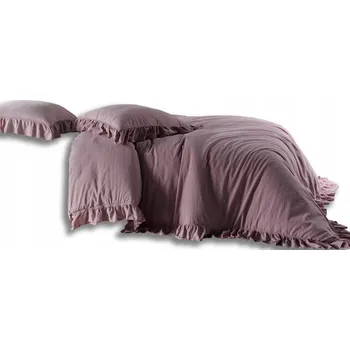 Povlečení POVLEČENÍ STONEWASHED 100% Bavlna S VOLÁNEM 220x200