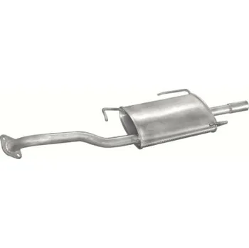 Výfukový systém Výfuk Polmostrów - zadní tlumič - díl výfuku NISSAN Sunny 1.4, NISSAN Sunny 1.6, NISSAN Sunny 1.6 -16V (PR 15.137 [145-407])