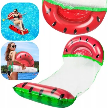 Matrace Hojdací síť Vodní Nafukovací Lehátko se síťkou 130x70cm - Meloun