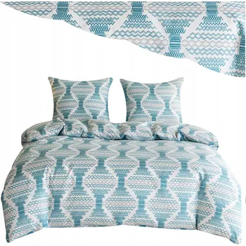 Povlečení Povlečení 200x220 + 2 povlečení Sada Povlečení Modrá 3D Mnoho