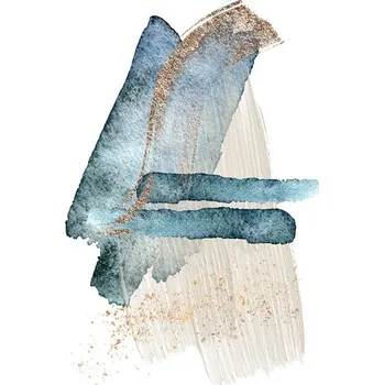 Plakát Plakát, Obraz - Atlantic Blue Abstract-3, Sally Ann Moss