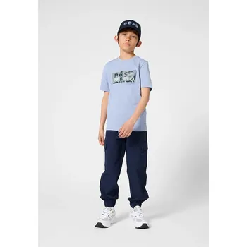 Dětské kalhoty BOSS J52910.162.174 námořnická modř 59X, vel. 174