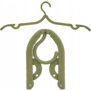 Věšák SKLÁDACÍ CESTOVNÍ VĚŠÁK NA OBLEČENÍ DO SKŘÍNĚ NA KALHOTY A OSTATNÍ ODĚVY x1