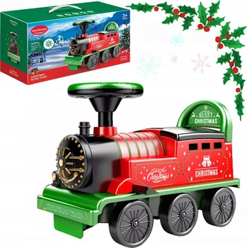 Odrážedlo Lokomotiva Odrážedlo Moty Vánoční Interaktivní Stabilní Úložný prostor Opěrka