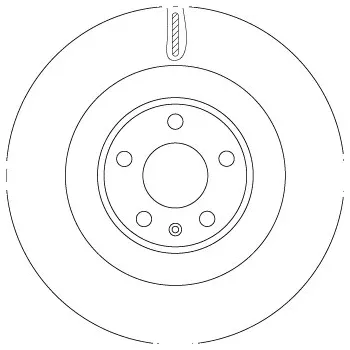 Brzdový kotouč Brzdový kotouč TRW DF6570