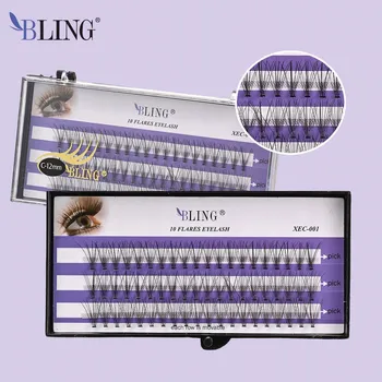 Péče o řasy a obočí UMĚLÉ ŘASY TRSY #205 - ZATOČENÍ C - 12 mm