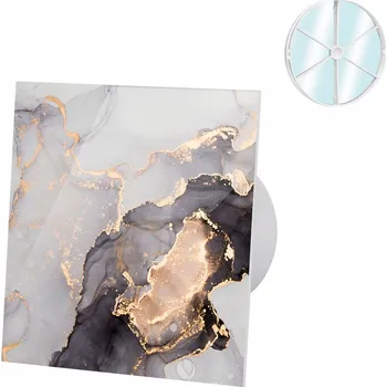 Domácí ventilátor Koupelnový ventilátor F.H. ANA DM100TSHSSMRZZZ 100 mm