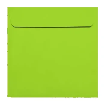 Obálka Poštovní obálka zelená 155x155mm PS