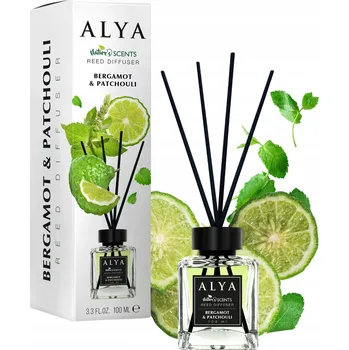 Vonná tyčinka Alya Vonné tyčinky Osvěžovač vzduchu Bergamot & Pačuli 100 ml