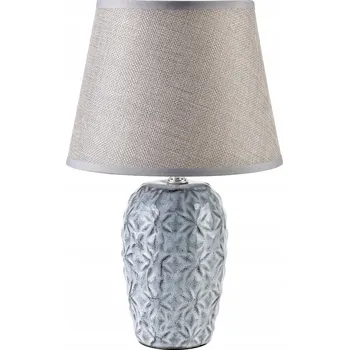 Lampička Stolní lampa LETI RUSTIC modrá 31 cm keramická