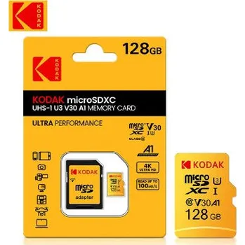 Paměťová karta PAMĚŤOVÁ KARTA Micro SD 128GB KODAK Memory Card + Adaptér