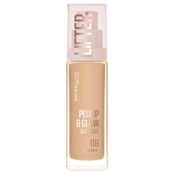 Maybelline Lifter Plump & Glow rozjasňující make-up pro přirozený vzhled SPF15 30 ml, 119