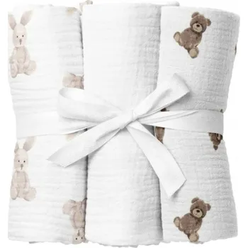 látková plena Mušelínová plena Cztery Słonie