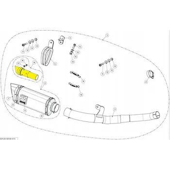Výfuk pro motocykl Tlumič hluku Akrapovic Vložka z nerezové oceli Decibel Killer