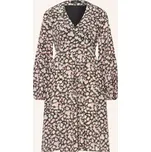 Weekend Max Mara Dámské Hedvábné Šaty Quiz, černá / růžová /...