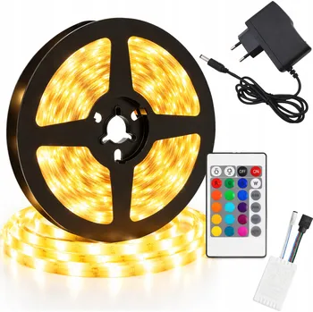 LED páska LED pásek FORTRADE 5 m teplá bílá 48 W 600 lm IP20