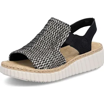 Dámské sandále Dámské sandály RIEKER 69276-00 černá S6 36