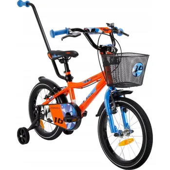 Dětské kolo DĚTSKÉ KOLO 16 PALCŮ MIRAVO ALU KOLO PRO CHLAPCE VODICÍ TYČ +