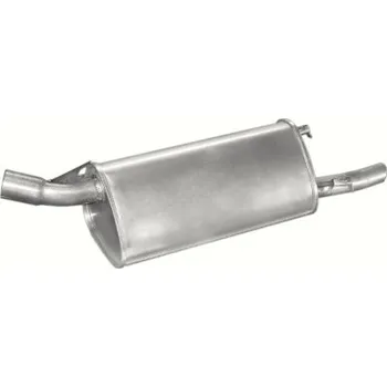 Výfukový systém Výfuk Polmostrów - zadní tlumič - díl výfuku OPEL Corsa B 1.2i, OPEL Corsa B 1.4i, OPEL Corsa B 1.5 Diesel, OPEL Corsa B 1.5 Turbo Diesel, OPEL Corsa B 1.7 Diesel (PR 17.42 [185-339])