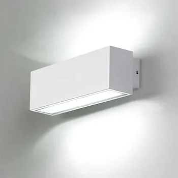 Nástěnné svítidlo Venkovní LED nástěnné svítidlo 12W, svítící nahoru a dolů, vodotěsné, bílé, 1 ks