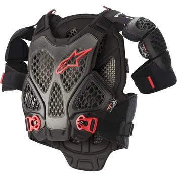 Motocyklový chránič Chránič těla a-6, alpinestars (černá antracit/červená, vel. xs/s)