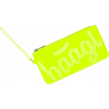 Penál BAAGL Silikonové pouzdro neonově žluté