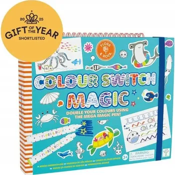 omalovánky Omalovánky s samolepky, učení kreslení, fixy, barevná sada - Podmořský svět