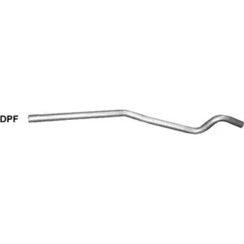 Střední díl výfuku Výfuk Polmostrów - střední trubka výfuku OPEL Astra H 1.7 CDTi Turbo Diesel, OPEL Astra H GTC 1.7 CDTi Turbo Diesel (PR 17.60 [850-093])
