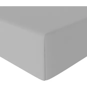 Prostěradlo Prostěradlo s Gumou Mikrovlákno 90x190x30cm Světle Šedé