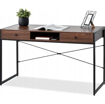 Psací stůl Obdélníkový psací stůl Mebel-Partner 123 x 48 x 76 cm ořech