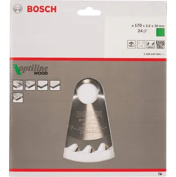 Pilový kotouč Pilový kotouč na dřevo Bosch 170x30 mm