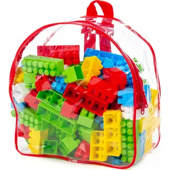 ostatní stavebnice Stavebnice v batohu Polesie Stavitel Gigant 3314 100 dílů