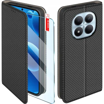 Pouzdro na mobilní telefon Flipové pouzdro KrainaGSM pro Xiaomi Redmi Note 15 Pro 5G černé