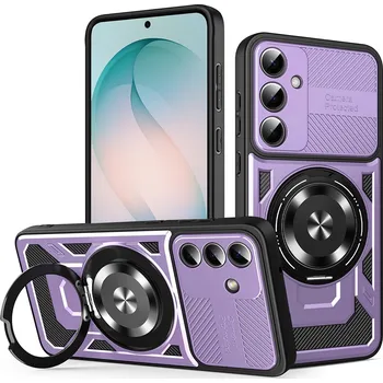 Pouzdro na mobilní telefon Techsuit RuggedCam pro Samsung Galaxy S26 Plus - fialová