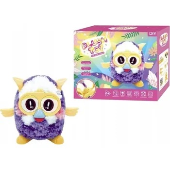 kreativní sada PLYŠOVÁ HRAČKA SADA NA VÝROBU VLASTNÍ SOVY - KREATIVNÍ SADA PRO DĚTI