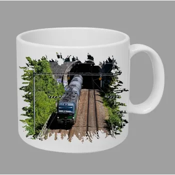 Moon River VECTRON 193 216 hrnek s lokomotivou vlakem obsah 330 ml