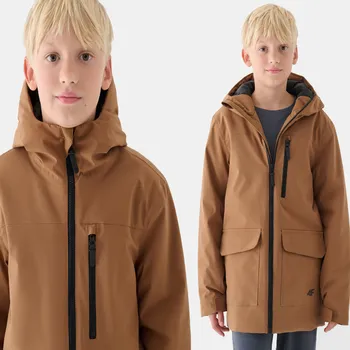Chlapecká bunda CHLAPECKÁ BUNDA 4F VEL. 158 MĚSTSKÁ PŘECHODNÁ PODZIMNÍ/JARNÍ BUNDA TJACM157 AW24